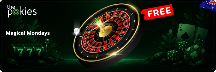 Magical Mondays 50% reload bonus at The Pokies Net