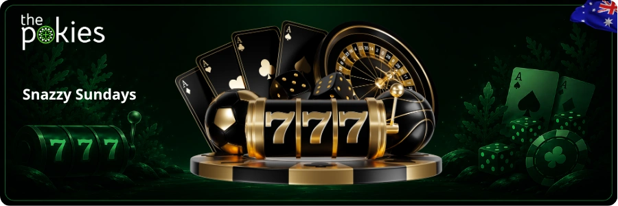 Snazzy Sundays 15% cashback at The Pokies Net